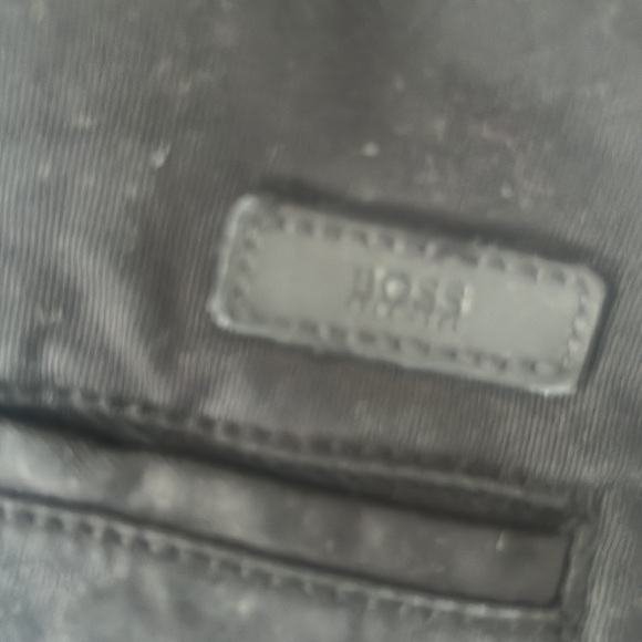 BOSS HUGO BOSS Stretch Slim Fit black trousers US 30R - Picture 8 of 15